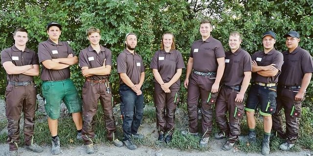 Alle Teilnehmer der Gemüsegärtner.