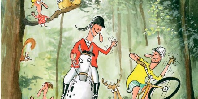 Bitte nicht zu laut und auf den Wegen bleiben: Das sind zwei der Hinweise aus dem Wald-Knigge. (Bild Arbeitsgemeinschaft für den Wald)