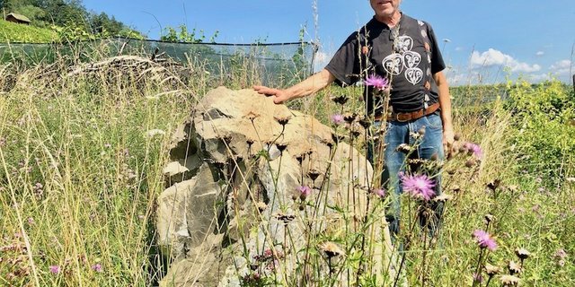 Biowinzer Fredi Strasser sagt von sich: ««Ich habe mir den Biolandbau zu meiner Lebensaufgabe gemacht.» (Bild Esther Thalmann)