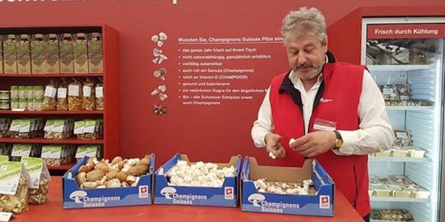 Der Stand von Champignons Suisse an der BEA 2019. (Champignon Suisse)