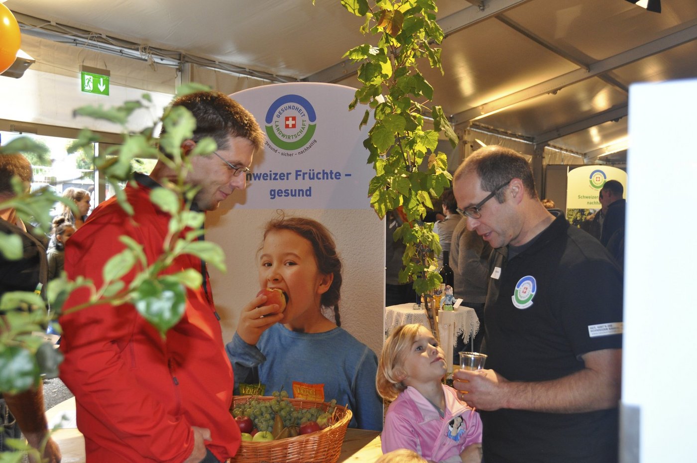 Die Sonderschau "Gesundheit und Landwirtschaft" bot für Gross und Klein viel Interessantes. (Bild Andrea Gysin)