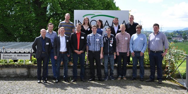Die Abschlusklasse der Agrotechniker HF 2016 am Inforama Rütti BE.