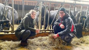 Johanna und Beat Ber Johanna und Beat Bergmann wollen auf ihrem Betrieb Kreisläufe schliessen. Daher experimentieren die Agronomin und der Landwirt auch mit Ansätzen der Regenerativen Landwirtschaft.