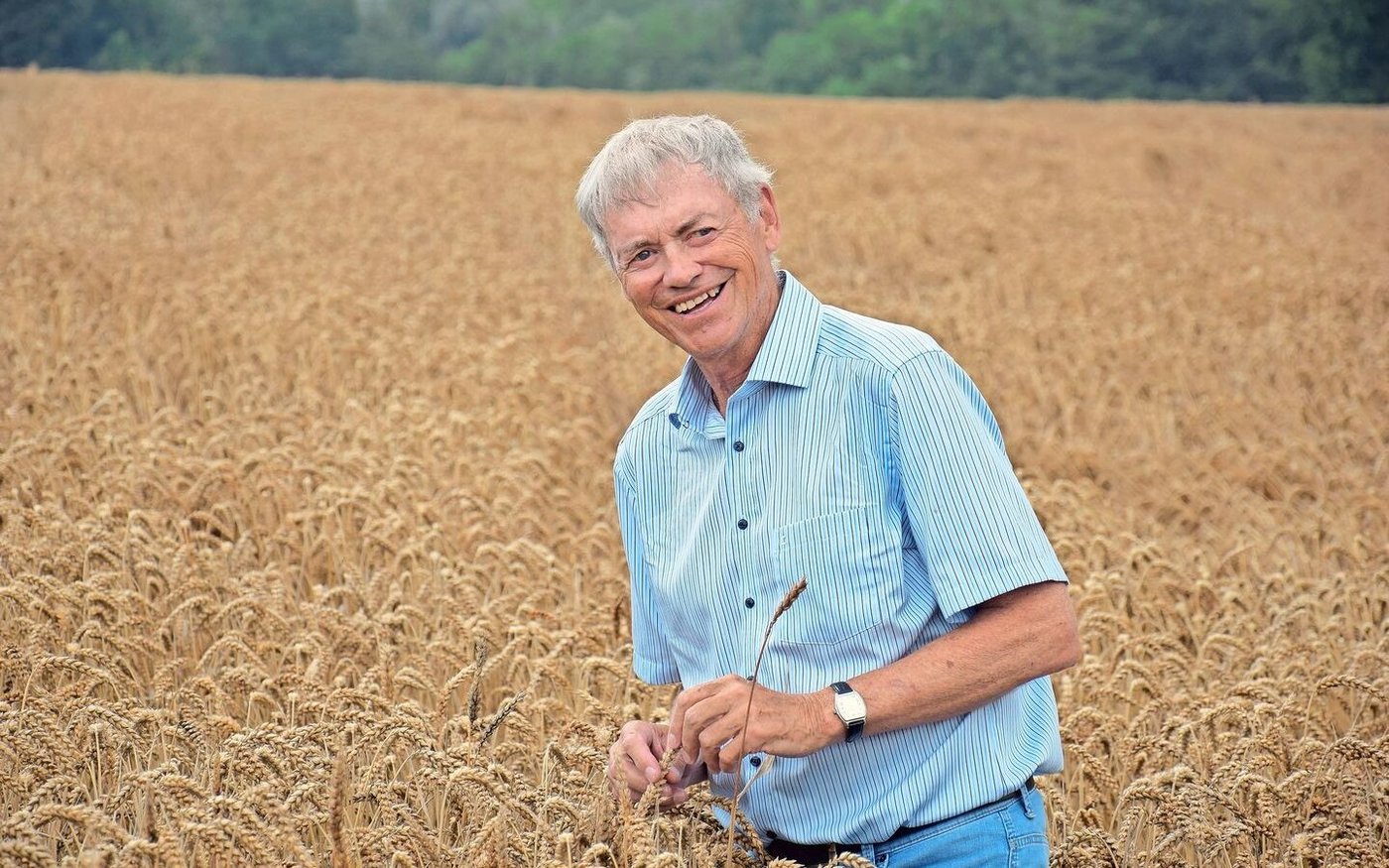 Heute beschäftigt sich Hans Winzeler mit der Entwicklung von Sortenmischungen für IP-Suisse. In der DDR war deren Anbau Standard.