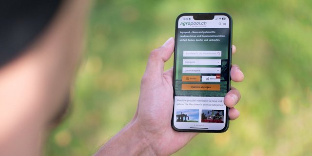 Auf agropool.ch lassen sich Landmaschinen einfach und schnell ausschreiben, aber auch finden und kaufen. 