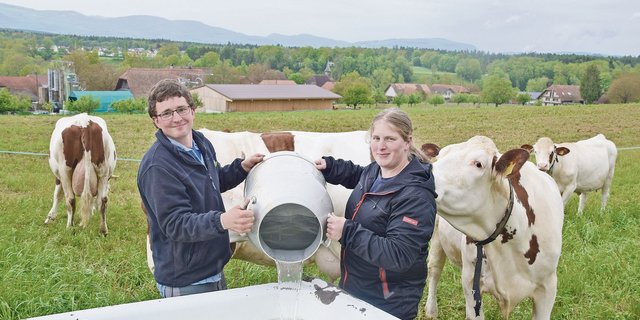 Jessica Deppeler und Dominik Moll sind beruflich und privat ein eingespieltes Team.(Bilder Peter Fankhauser)