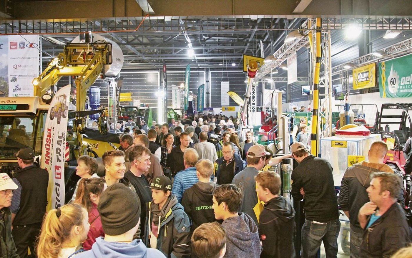 Viele Besucher(innen) an einer früheren Ausgabe der Agrimesse. Christoph Studer hofft, dass dieses Jahr das Publikum wieder zahlreich nach Thun kommen wird.