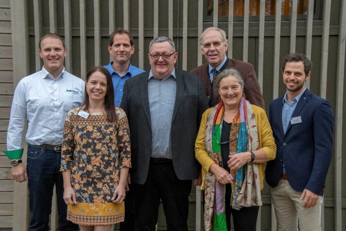 (v.l.n.r.) David Schreiber, Manuela Renz (Geschäftsführerin), Holger Stockhaus, Lukas Hasler, Peter J. Meier, Barbara Buser, Denys Thommen (Bild zVg))
