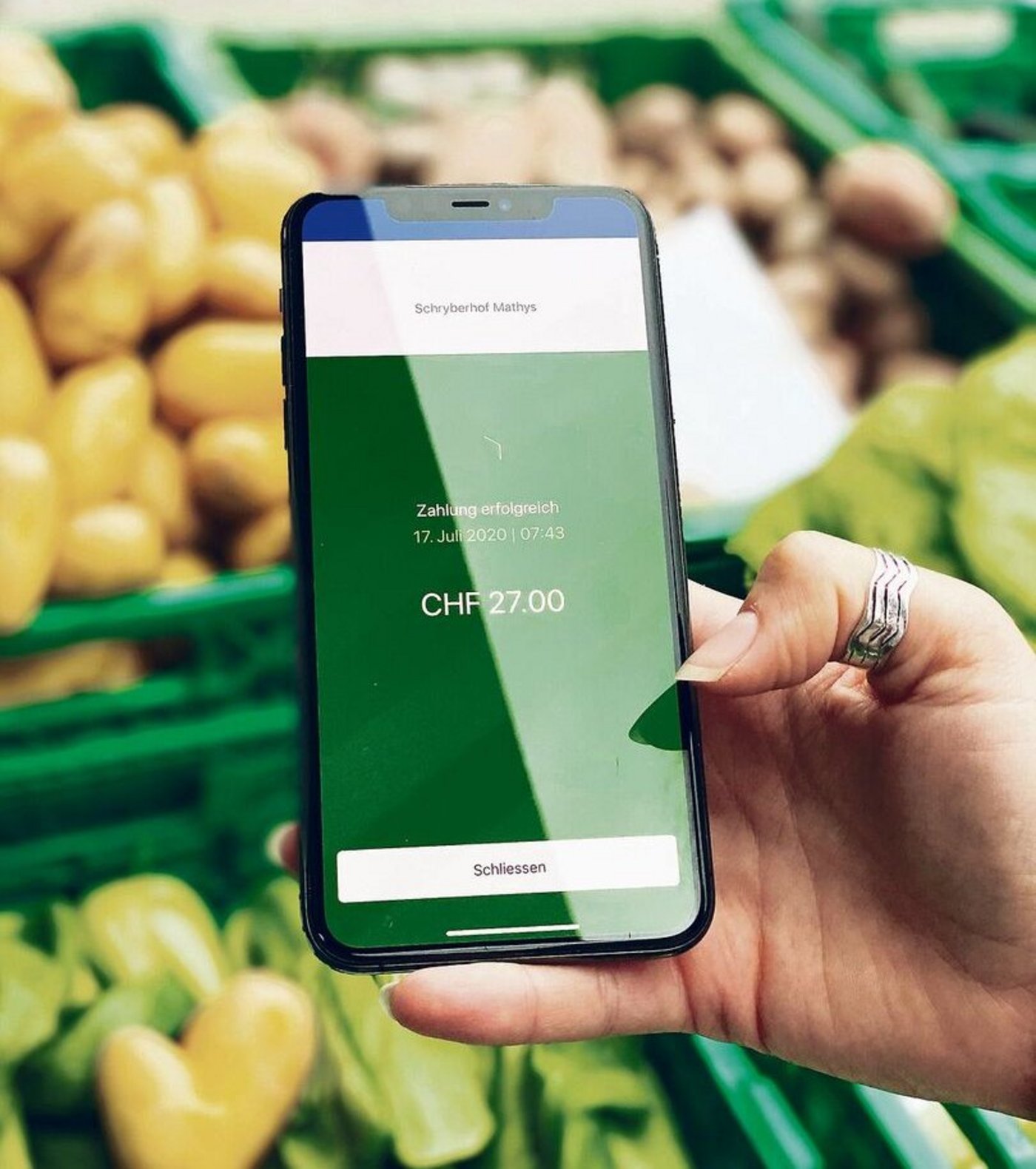 Der grüne Screen – normalerweise garantiert er dafür, dass die Zahlung erfolgreich war. Nachkontrollieren kann sich aber lohnen.