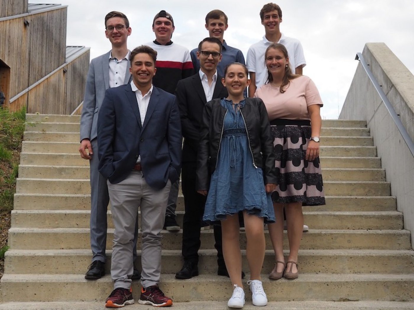 Die Absolventinnen und Absolventen der BMS 1 (während der beruflichen Grundbildung). (Bilder Strickhof)