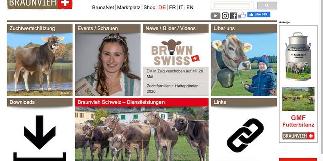 Neues Datum für die DV von Braunvieh Schweiz: 20. Mai in Zug. (Bild pf)