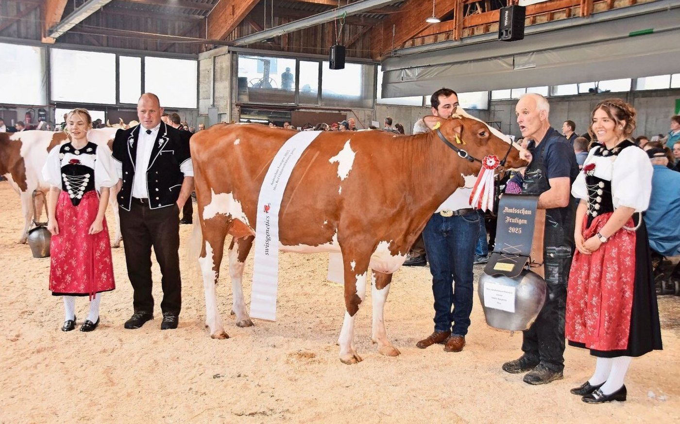 Junior-Miss bei den RH- und Holsteinkühen wurde Bagatelle Amaretto Dobrilla von Bernhard Gertsch aus Frutigen. 