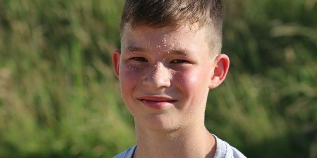 Der Jungschwinger Michael Moser ist ein Bauernsohn. (Bild sb)