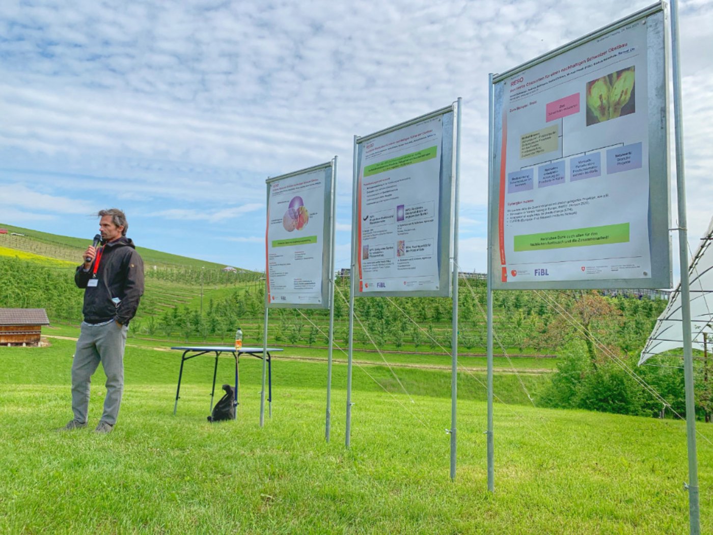 Der Vergleich der mechanischen und chemischen-synthetischen Unkrautregulierung war ein Thema der Tagung. (Bild Agroscope)
