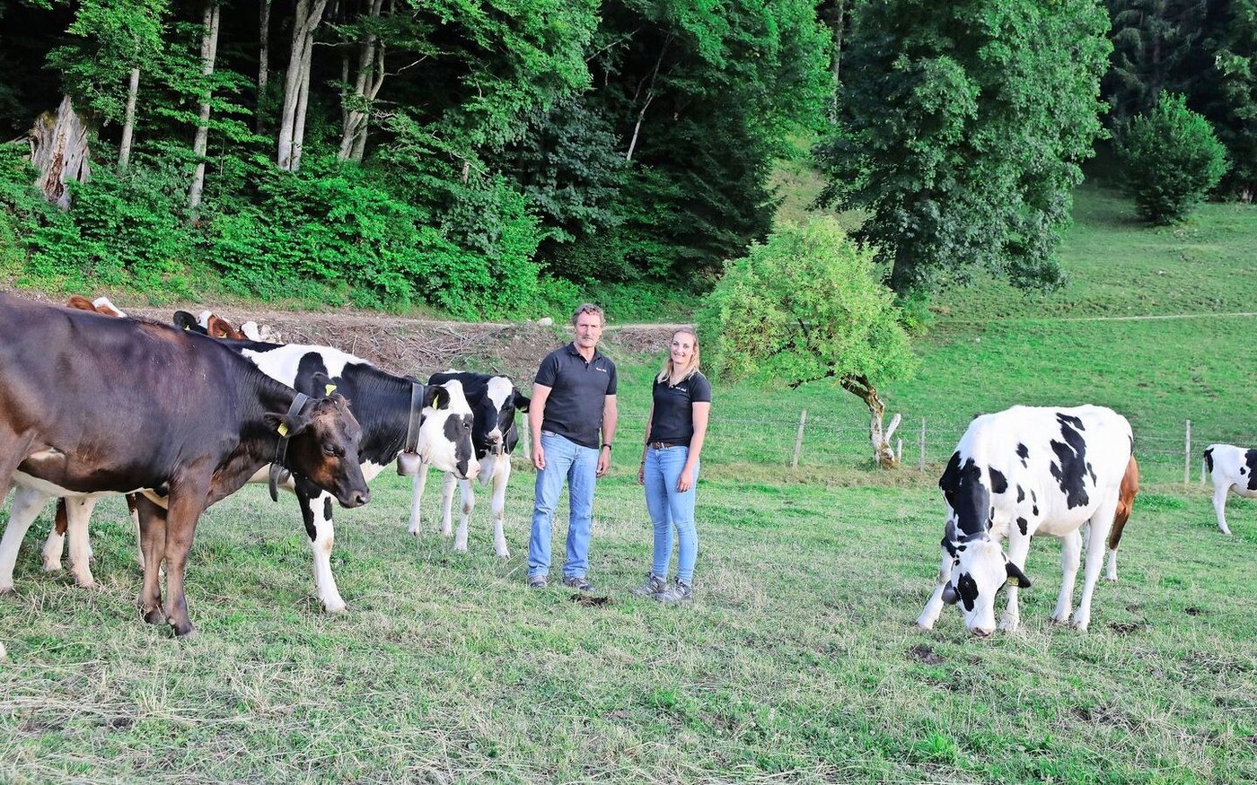 Neben der Pferdezucht und der Haltung von Mastschweinen bildet die Vertragsaufzucht einen weiteren Betriebszweig des Ebnet Hofs.