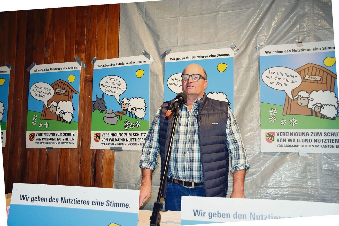Jürg Küng, Landwirt und Betroffener.