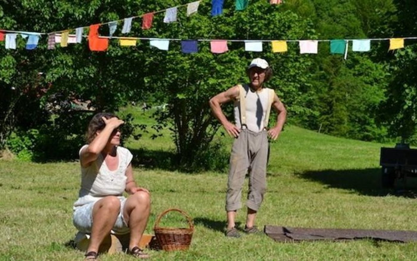 Nicolas Barth suchte am Hofnachfolgefest eine geeignete Nachfolge. (Bild jsc)