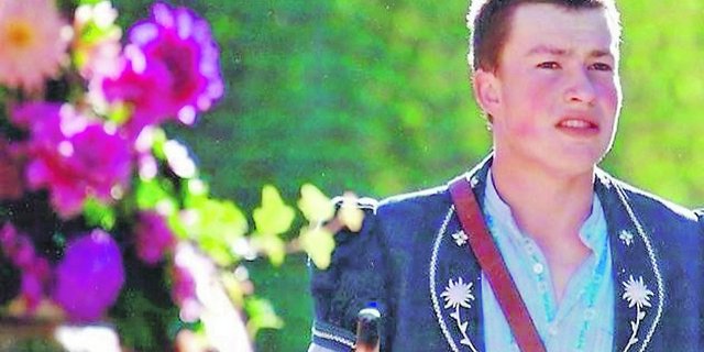 Jan Zbinden anlässlich des Alpabzugs letztes Jahr im September. Die Alp, ... (Bilder zVg)