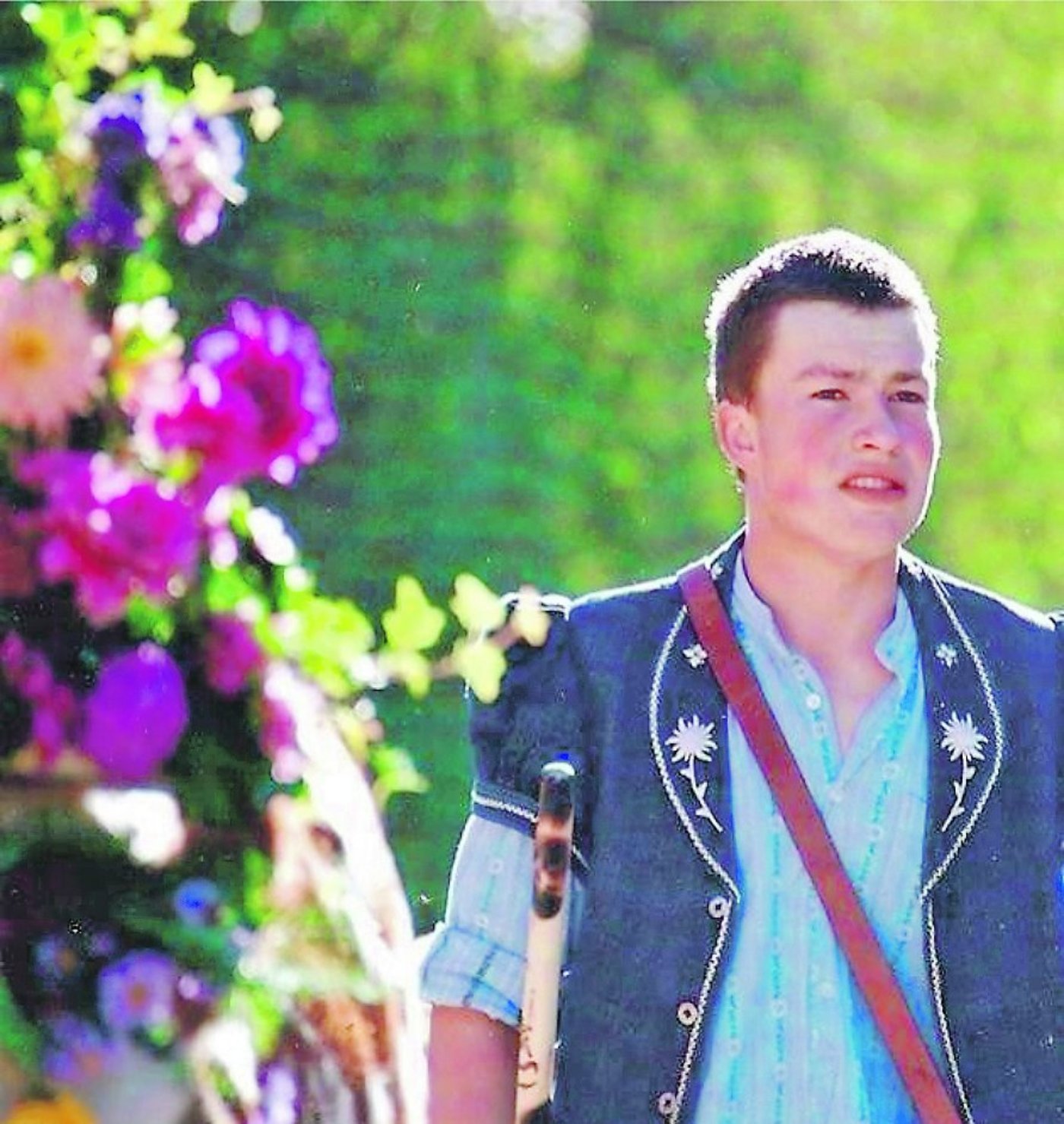 Jan Zbinden anlässlich des Alpabzugs letztes Jahr im September. Die Alp, ... (Bilder zVg)