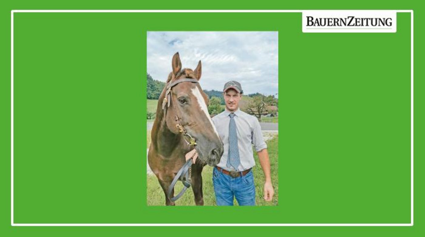 Christian Gerber ist kommende Woche mit vier Freibergern am Landauer eingespannt unterwegs. (Bild sb)