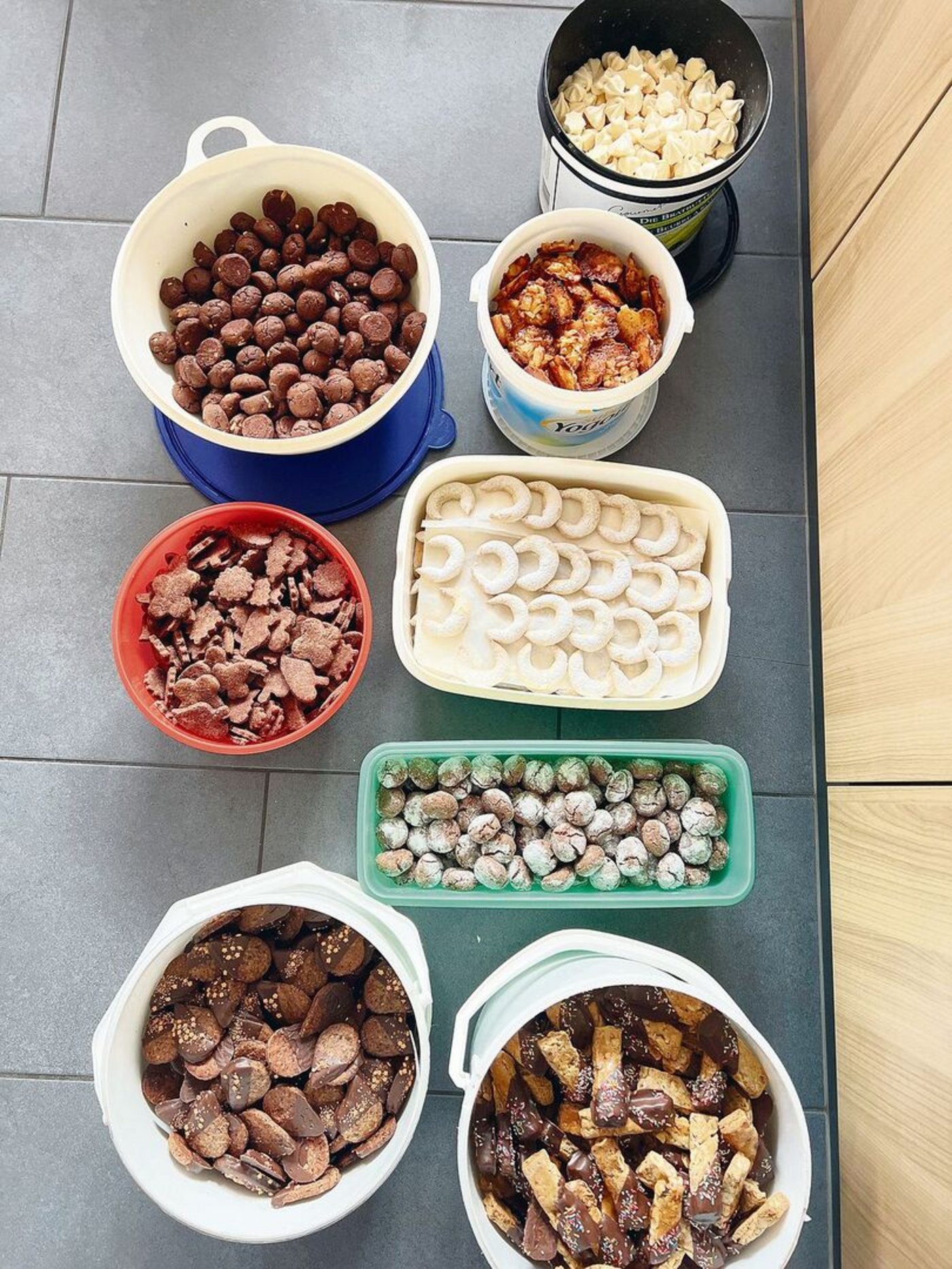 Der Grossteil der Guetzli wird verschenkt, zum Dank und als Wertschätzung.  