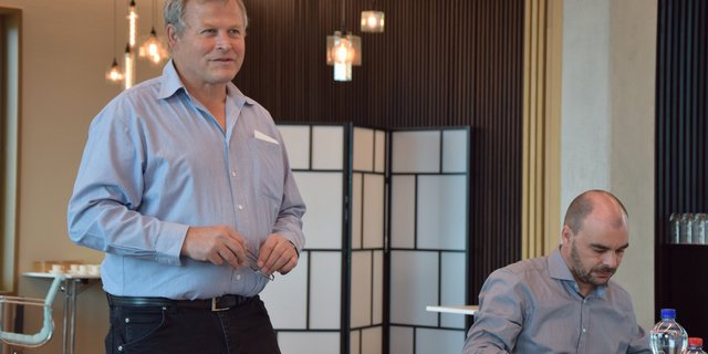 Rolf Häusler, der Präsident des Verbands kollektiver Getreidesammelstellen, eröffnete vergangenen Donnerstag die diesjährige GV an einem ganz speziellen Ort. (Bild Katrin Erfurt)