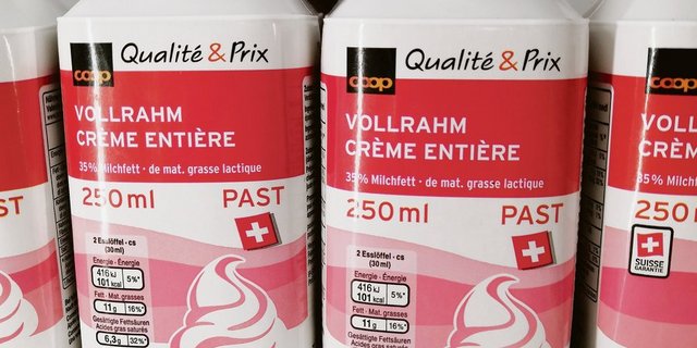 Erst der Anfang: Coop-Rahm ist neu mit Käfer im Regal.(Bild zVg)