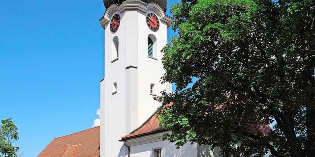 Die Wallfahrtskirche von Heiligkreuz im Entlebuch. Heiligkreuz gilt als Kraftort.