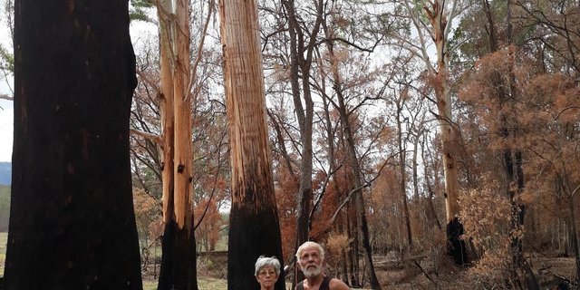 Hans und Heidi Tribolet verloren vieles in den Australischen Buschfeuern und finden trotzdem, sie hätten Glück gehabt. (Bild zVg)