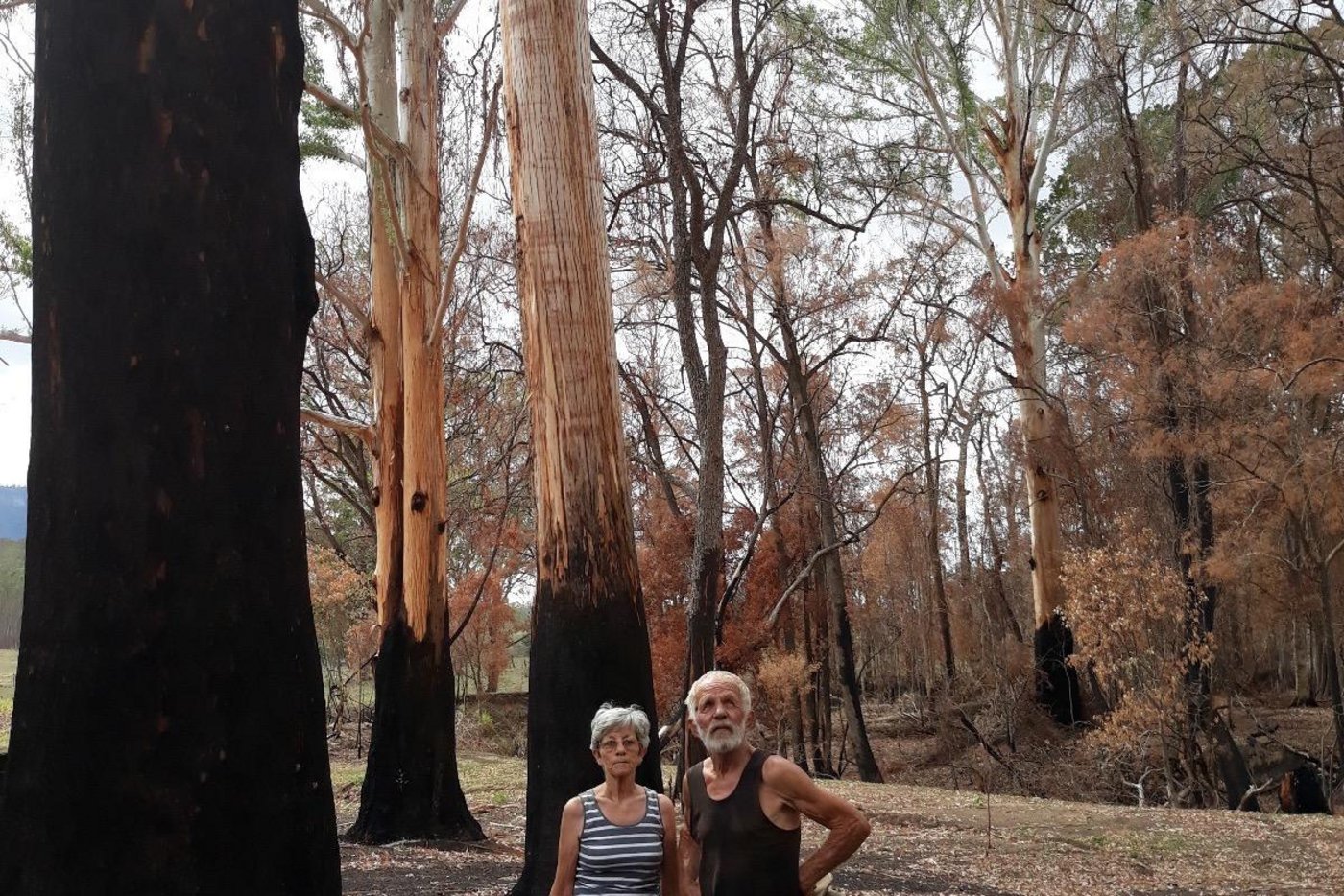 Hans und Heidi Tribolet verloren vieles in den Australischen Buschfeuern und finden trotzdem, sie hätten Glück gehabt. (Bild zVg)