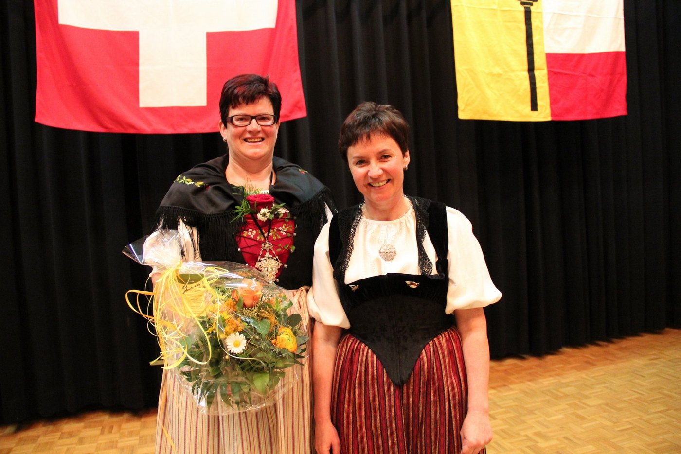  Rita Hänggi (links) übernimmt das Präsidium des Solothurnischen Bäuerinnen- und Landfrauenverbands von Heidi Kofmel. (Bild: BB)