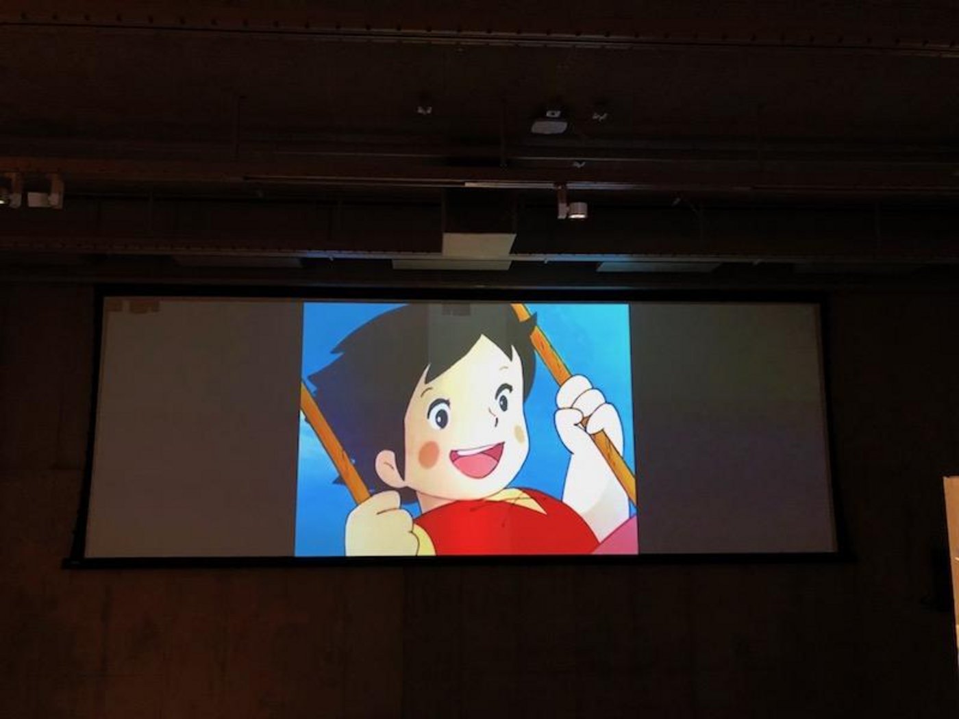 Im Landesmuseum Zürich kann man zurzeit Heidi auf Grossleinwand kucken. (Bilder et)